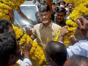 Chandrababu Naidu takes oath as first CM of new Andhra Pradesh